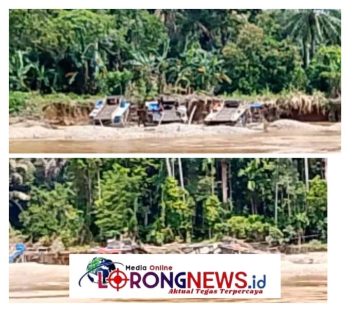 PETI Karang Berahi Kian Menggila, Dompeng Bebas Beroperasi di Sungai Batang Merangin