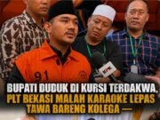 Bupati Bekasi Non Aktif di Kursi Pesakitan, Viral Plt Bupati Bekasi Justru Asyik Bernyanyi Bersama Kolega