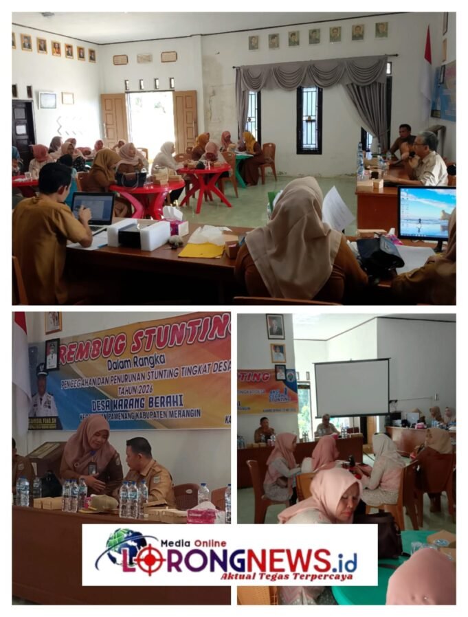 Desa Karang Berahi Gelar Rembuk Stunting, Fokus Bahas Pencegahan dan Penanganan