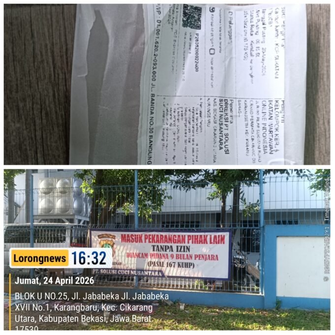 Diduga Beroperasi Tanpa Izin Lengkap, Pokja IWO Indonesia Kabupaten Bekasi Layangkan Surat Klarifikasi ke PT Solusi Cuci Nusantara