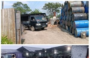 Gudang Produksi Thinner di Muara Bakti Jalan Pertamina Muara Babakan Babelan, Diduga Ilegal dan Mencemari Lingkungan