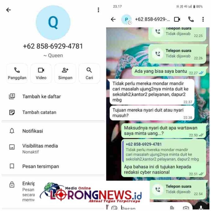 Program MBG di Kebumen Anti Kritik, Ini Kata Pimred Cyber Nasional…!