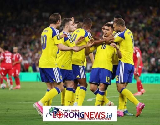 Swedia Menang Telak 5-1 atas Tunisia pada Laga Grup F Piala Dunia 2026