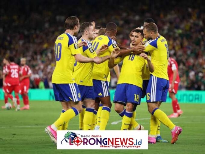 Swedia Menang Telak 5-1 atas Tunisia pada Laga Grup F Piala Dunia 2026