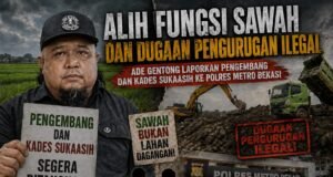 DPD IWO Indonesia Kabupaten Bekasi Resmi Adukan Alih Fungsi Lahan Pertanian di Sukatani ke Polres Metro Bekasi