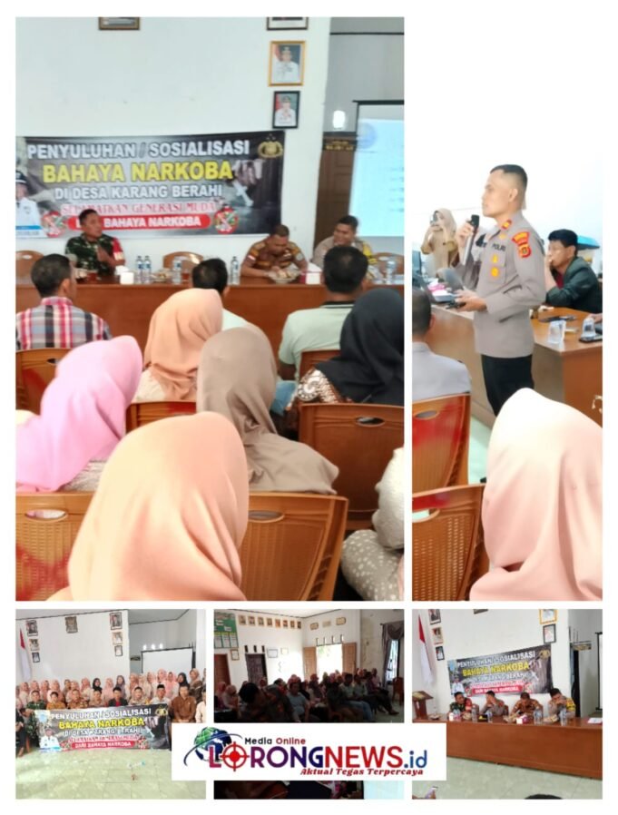 Polsek Pamenang Wilayah Polres Merangin, Sosialisasi Bahaya Narkoba