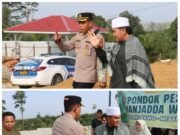 Sambut Hari Bhayangkara ke-80, Kapolres Merangin Salurkan Bantuan Semen untuk Pesantren Manjadda Wajada