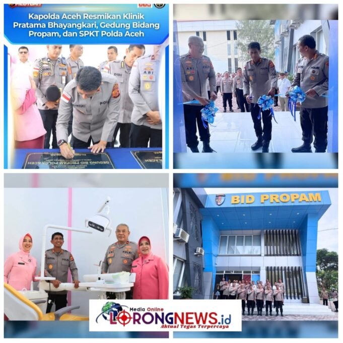 Kapolda Aceh Resmikan Klinik Pratama Bhayangkari Polda Aceh