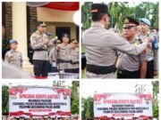 Kapolres Merangin Pimpin Korps Raport Kenaikan Pangkat 70 Personil, Tekankan Kekompakan dan Tanggung Jawab dalam Berdinas