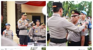 Kapolres Merangin Pimpin Korps Raport Kenaikan Pangkat 70 Personil, Tekankan Kekompakan dan Tanggung Jawab dalam Berdinas