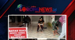 Babinsa Koramil 420-08/Tabir Bersama Warga dan Pemuda Gotong Royong Bersihkan Masjid, Perkuat Kebersamaan di Gading Jaya