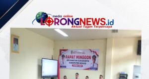 Plt Camat Sukakarya H. Bahrul Ulum Pimpin Rapat Minggon Perdana, Tekankan Netralitas Pilkades 2026