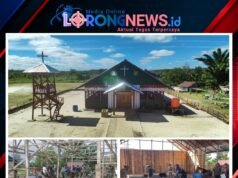 Presiden RI Bersama KASAD Hadir untuk Rakyat Papua, Melalui Satgas Yonif 123/Rajawali Merehabilitasi Gereja Reformasi Hermon Amazu