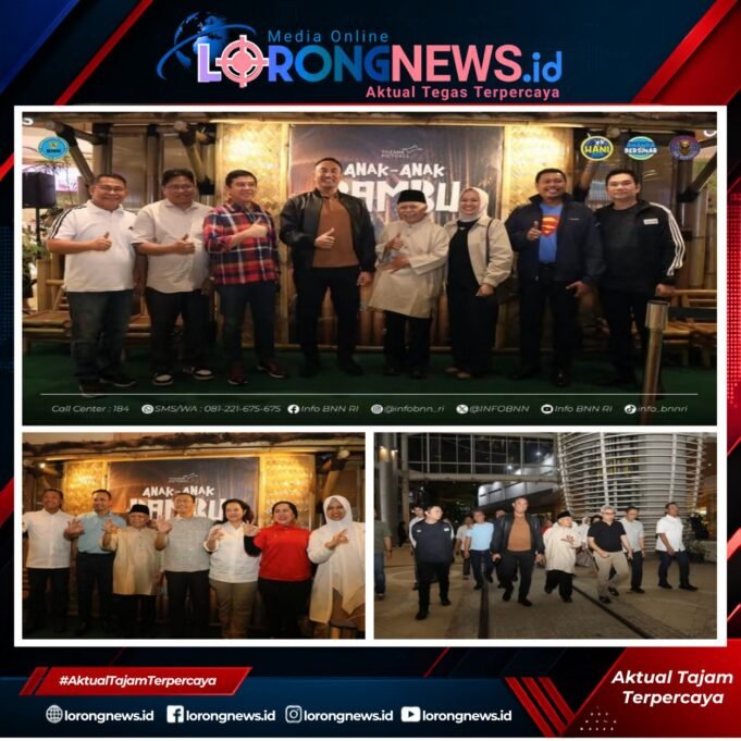 Kepala BNN RI Hadiri Gala Premier Film Drama Keluarga “ANAK-ANAK BAMBU”