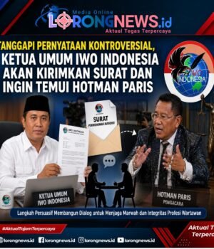 Tanggapi Pernyataan Kontroversial, Ketua Umum IWO Indonesia Akan Kirimkan Surat dan Siap Temui Hotman Paris