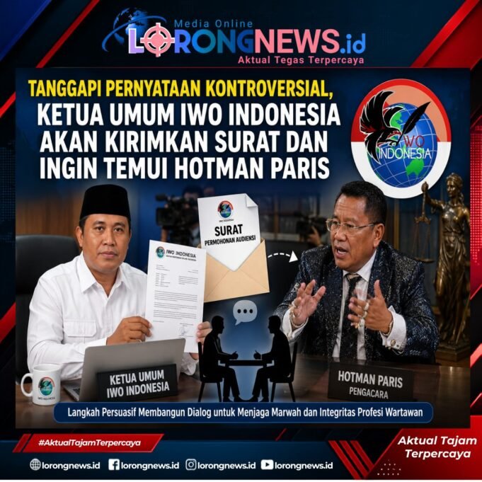 Tanggapi Pernyataan Kontroversial, Ketua Umum IWO Indonesia Akan Kirimkan Surat dan Siap Temui Hotman Paris
