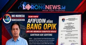 Afifudin alias Bang Opik Resmi Pimpin DPD IWO Indonesia Kabupaten Bekasi Gantikan Ade Gentong