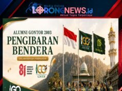Alumni Pondok Modern Darussalam Gontor Angkatan 2003 Kibarkan Merah Putih di Puncak Gunung Karang, Wujud Cinta Tanah Air dan Semangat 100 Tahun Gontor