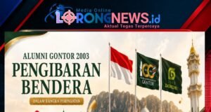 Alumni Pondok Modern Darussalam Gontor Angkatan 2003 Kibarkan Merah Putih di Puncak Gunung Karang, Wujud Cinta Tanah Air dan Semangat 100 Tahun Gontor
