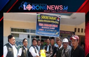 Toyang Resmi Mendaftar Calon Kepala Desa Karangsegar Periode 2026-2034, Didukung Pengawalan Ratusan Relawan