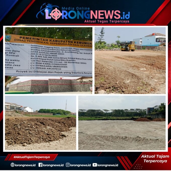 Proyek Penataan Stadion Chandradimuka senilai 5,4 Miliar Disorot, Diduga Gunakan Material Uruk Tanpa Izin dan Asal Wadas