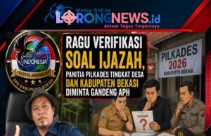 Soroti Verifikasi Ijazah, Ketua DPD IWO Indonesia Kabupaten Bekasi, Minta Panitia Pilkades Tingkat Desa dan Kabupaten Harus Lebih Teliti