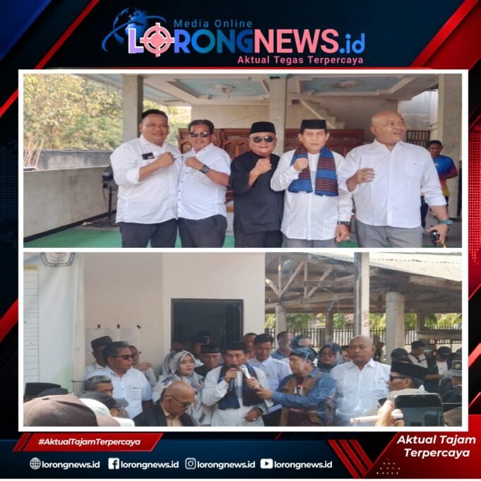 Diiringi Ribuan Pendukung, Abdul Darip Resmi Daftar Calon Kepala Desa Sriamur
