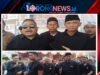 Diiringi Ribuan Pendukung Berseragam Hitam, Ca’um Resmi Daftar Calon Kepala Desa Karangbahagia