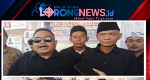 Diiringi Ribuan Pendukung Berseragam Hitam, Ca’um Resmi Daftar Calon Kepala Desa Karangbahagia