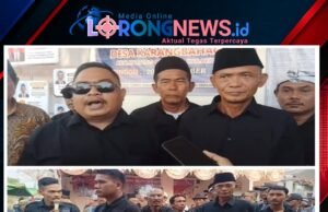 Diiringi Ribuan Pendukung Berseragam Hitam, Ca’um Resmi Daftar Calon Kepala Desa Karangbahagia