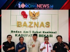 DPD IWO Indonesia Kabupaten Bekasi Lakukan Silahtuhrami ke Kantor BAZNAS Kabupaten Bekasi