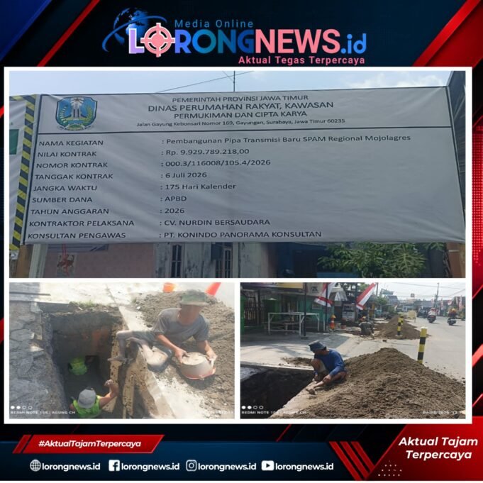Proyek SPAM Mojolagres Disorot, CV Nurdin Bersaudara dan PT Konindo Panorama Konsultan Diragukan Kredibilitasnya