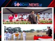 Iptu Eka Purwanta Hormat Saat Merah Putih Diturunkan, Pamenang Barat Dipadati Ratusan Warga