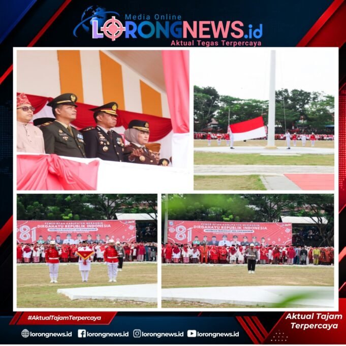 Penuh Khidmat, Polres Merangin Sukses Laksanakan Pengibaran Bendera Merah Putih pada HUT ke-81 Kemerdekaan RI
