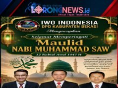 IWO Indonesia DPD Kabupaten Bekasi Ucapkan Selamat Memperingati Maulid Nabi Muhammad SAW