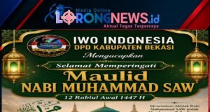 IWO Indonesia DPD Kabupaten Bekasi Ucapkan Selamat Memperingati Maulid Nabi Muhammad SAW