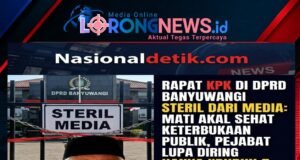 Rapat Koordinasi dan Evaluasi KPK di DPRD Banyuwangi Steril Dari Media, Mati Akal Sehat Keterbukaan Publik