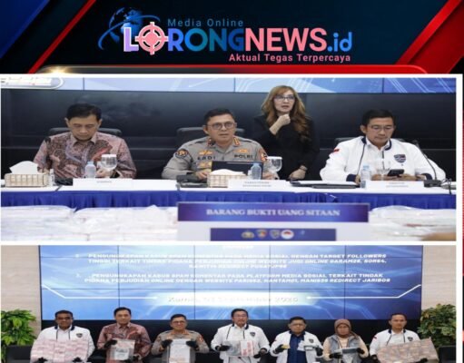 Bareskrim Polri Ungkap Tiga Kasus Judi Online, Sita dan Bekukan Dana Puluhan Miliar