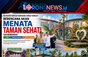 Plt Bupati Bekasi Bersama Dinas Terkait Berencana Akan Menata Taman Sehati Sekaligus Membangun Sarana UMKM dan Panggung Hiburan