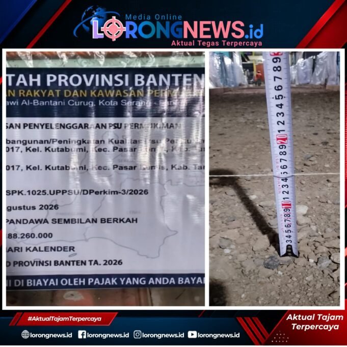 Betonisasi RW 17 Kuta Bumi Disorot, Diduga Pekerjaan Tidak Sesuai RAB