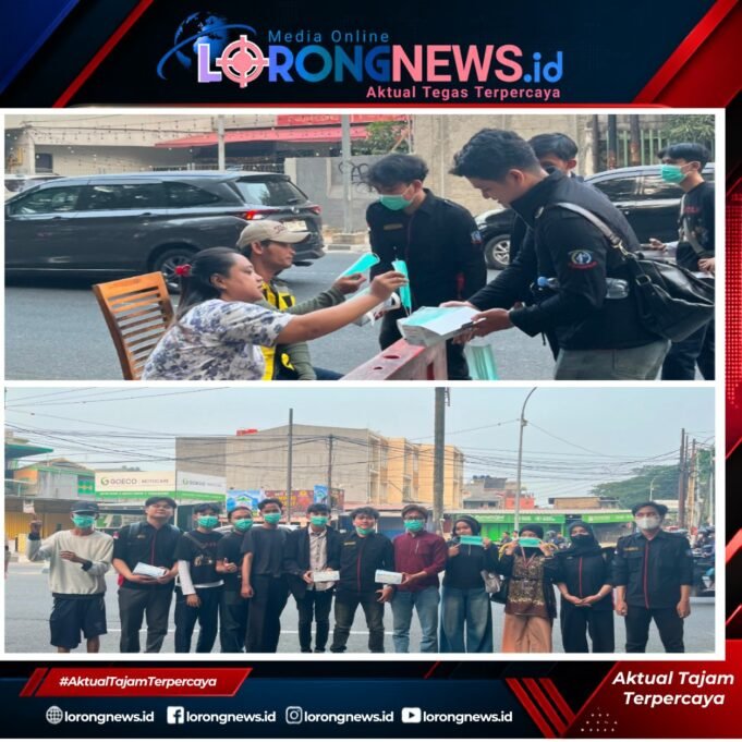 BEM FH UMT Wujudkan Kepedulian Sosial Lewat Pembagian Masker Gratis