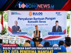 Bulog Salurkan Bantuan Pangan Beras untuk 33,2 Juta Penerima Manfaat, Lampung Capai Hampir 1,2 Juta