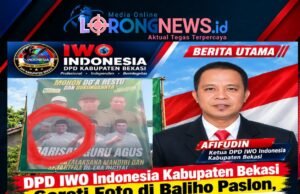 IWO Indonesia Kabupaten Bekasi Soroti Foto di Baliho Paslon, Kasipem Pebayuran Mulyadi Diduga Terlibat Pemenangan Pilkades Jayalaksana
