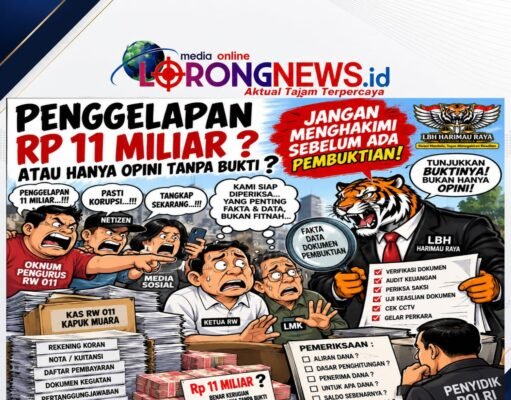 Dugaan Fitnah di RW 011 Kapuk Muara Memanas, LBH Harimau Raya Desak Verifikasi Bukti dan Dokumen