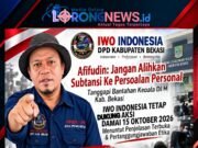 Kepala DLH Bantah Hina Wartawan, Ketua DPD IWO Indonesia Kab. Bekasi : Jangan Alihkan Subtansi Ke Persoalan Personal