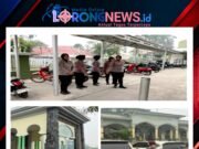 Aman Jum’at di Kota Bangko, Polisi Polwan Polres Amankan Siaga Sampai Selesai Sholat