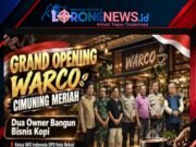 Grand Opening WARCO Cimuning Meriah, Dua Owner Bangun Bisnis Kopi, Ketua IWO Kota Bekasi Bangga Anggota Pers Kembangkan UMKM
