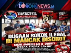 CAMAT MANCAK SEMPAT GERAM SAAT AUDIENSI, KETUA DPW IWO INDONESIA BANTEN DAN PAC PP DESAK TINDAK LANJUT DUGAAN ROKOK ILEGAL