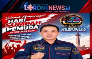 Keluarga Besar IWO Indonesia Kabupaten Bekasi Ucapkan Selamat Memperingati Hari Sumpah Pemuda ke-98