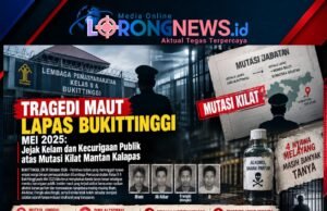 Tragedi Maut Lapas Bukittinggi Mei 2025: Jejak Kelam dan Kecurigaan Publik atas Mutasi Kilat Mantan Kalapas